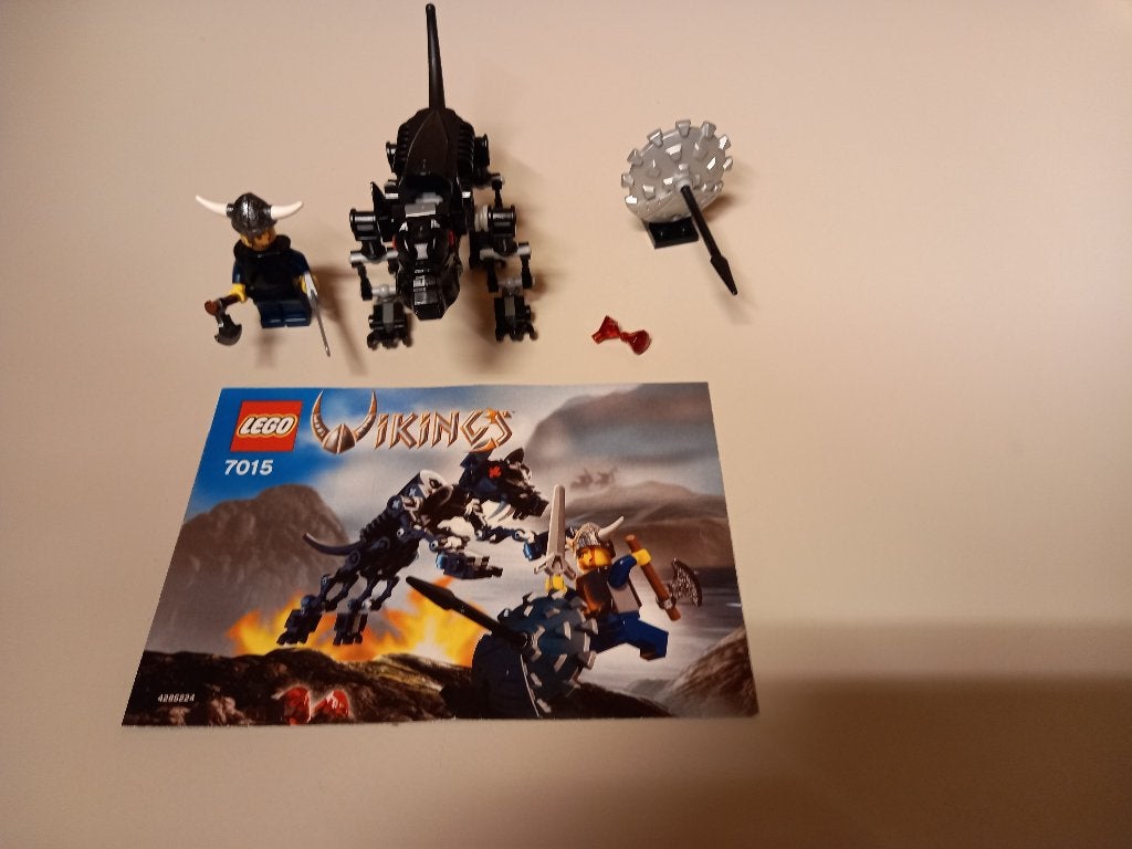 Lego 7015 Viking warrior challanges the Fenris wolf, Kinderen en Baby's, Gebruikt, Overige thema's, Lego, Ophalen of Verzenden