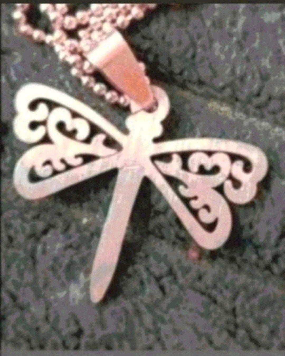 ketting libelle, Verzenden, Nieuw, Zilver, Met hanger