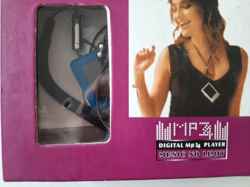 MP3 speler met handleiding en accessoires, Classic, Blauw, Ophalen of Verzenden, Zo goed als nieuw