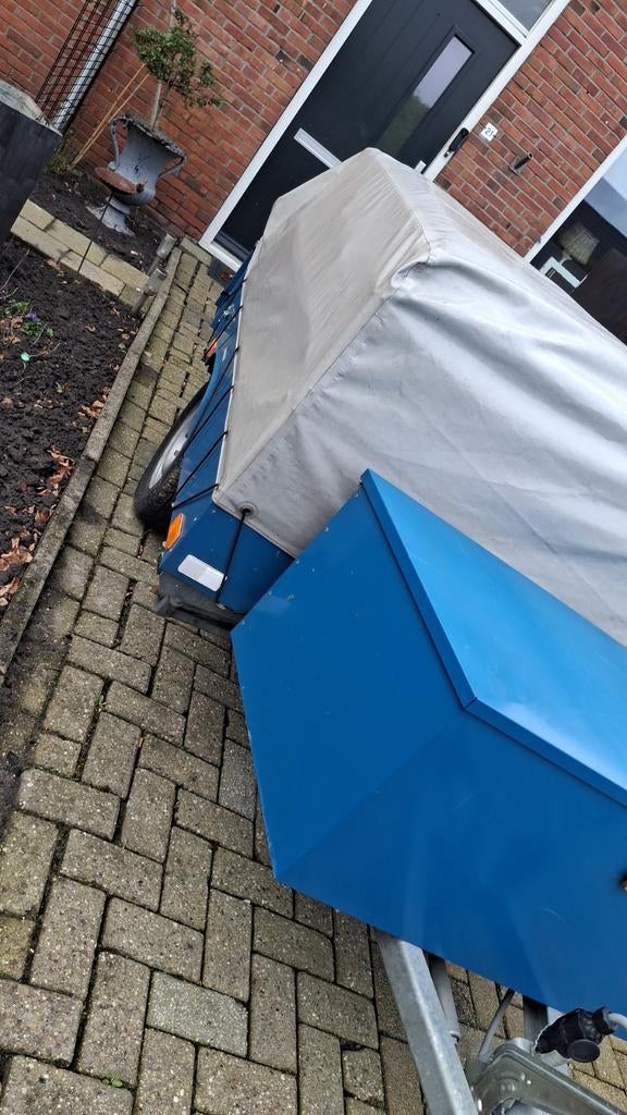 Gerjak Tago vouwwagen 4 tot 6 persoons Ideaal voor families, Blauw, Aanwezig, Tot en met 4, Ophalen