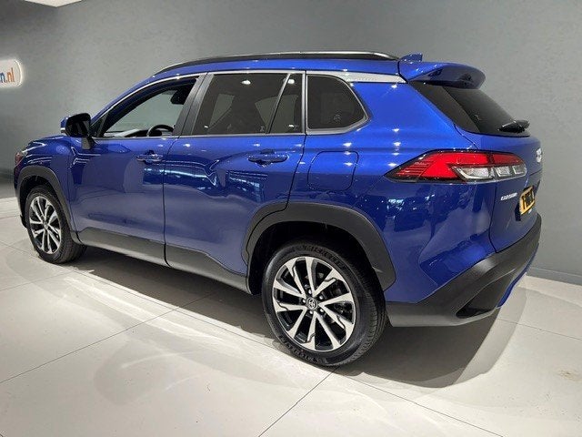 TOYOTA Corolla Cross 1.8 High Power Hybrid 140pk eCVT Style, Auto's, Toyota, 4 cilinders, Blauw, Grijs, Hybride Elektrisch/Benzine