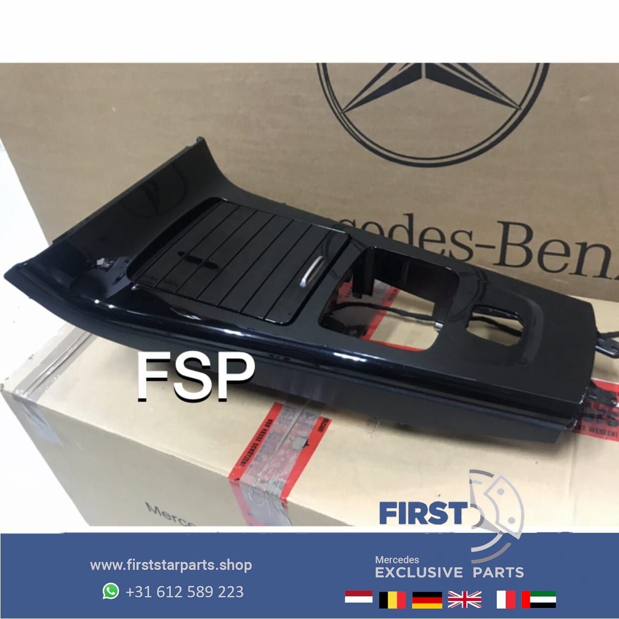 W177 V177 ZWARTE INTERIEUR LIJSTEN DASHBOARD + MIDDENCONSOLE, Auto-onderdelen, Gebruikt, -, Ophalen of Verzenden, -
