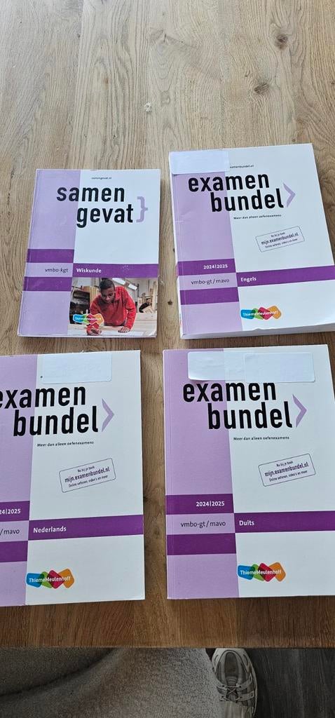 3 examenboeken mavo van vorig jaar!, Boeken, Ophalen of Verzenden, Zo goed als nieuw, VMBO, Nederlands