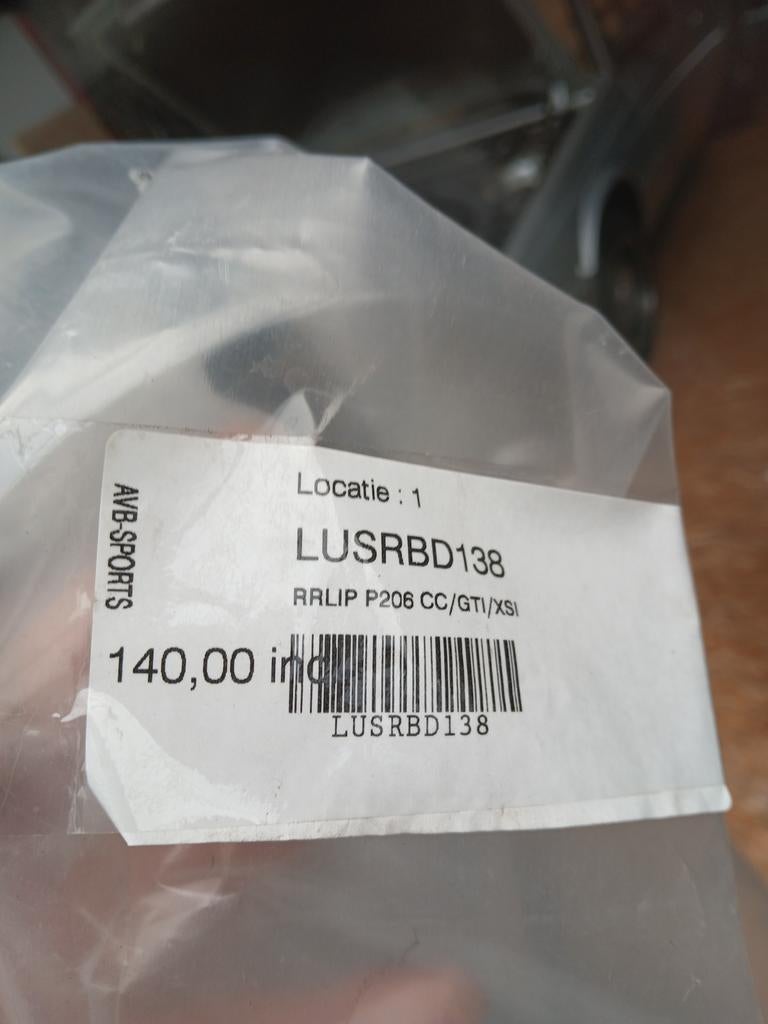 Peugeot 206 CC GTI Achterdiffuser - Nieuw, Nieuw, Ophalen of Verzenden, Achter, Bumper