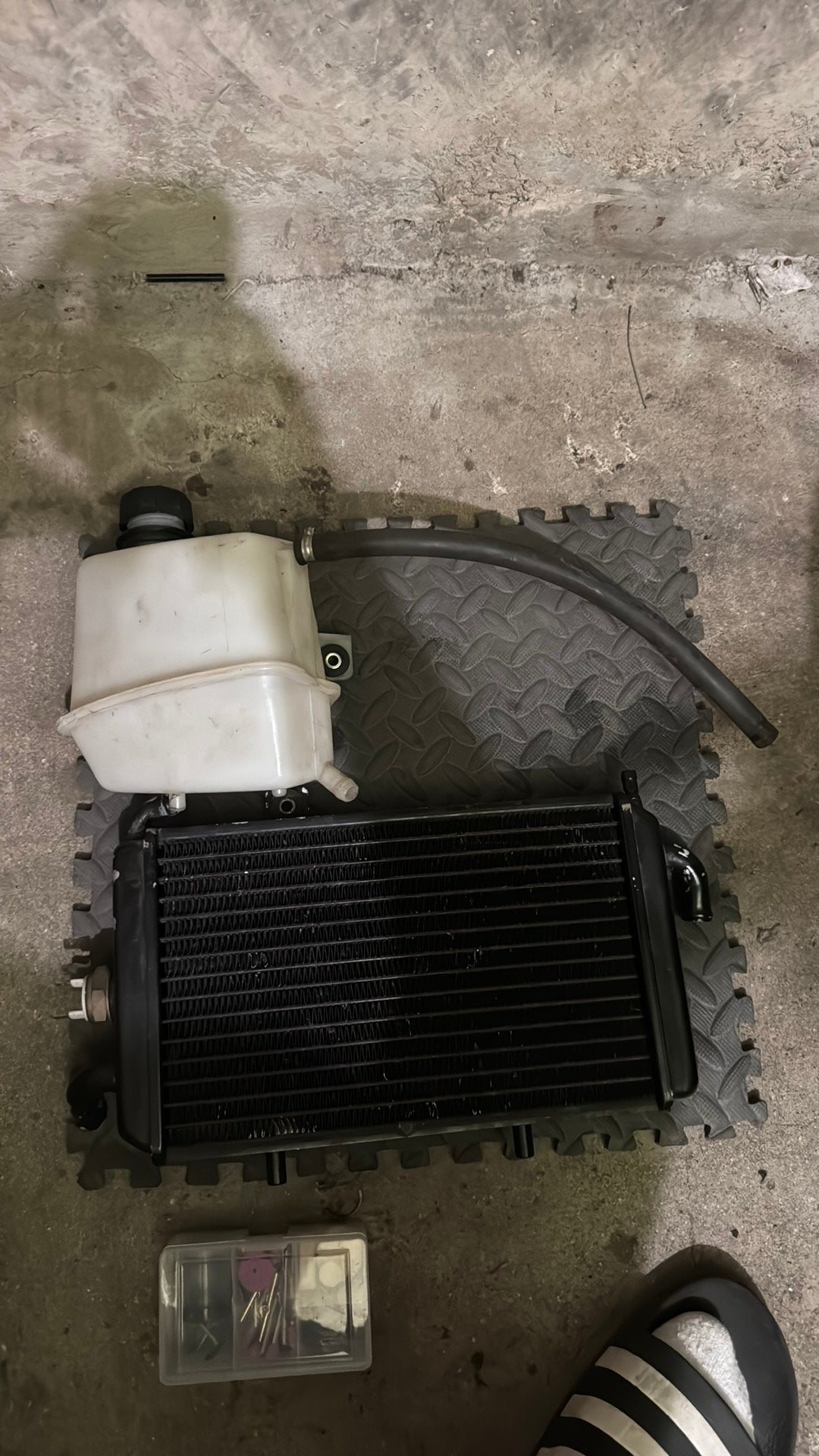 Hexagon radiateur met kvs tank, Ophalen of Verzenden, Nieuw