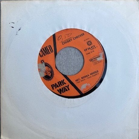 Chubby Checker Hey bobba needle /Spread joy, Gebruikt, Pop, 7 inch, Ophalen of Verzenden