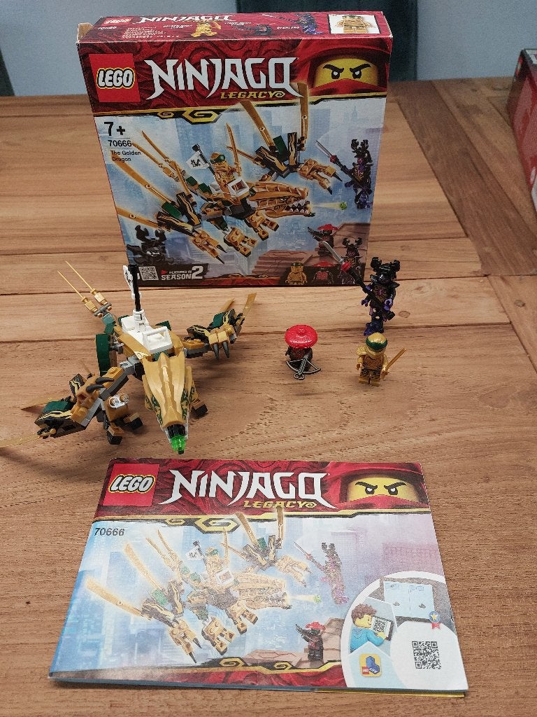 LEGO Ninjago 70666 - De Gouden Draak, Ophalen, Lego, Zo goed als nieuw, Compleet