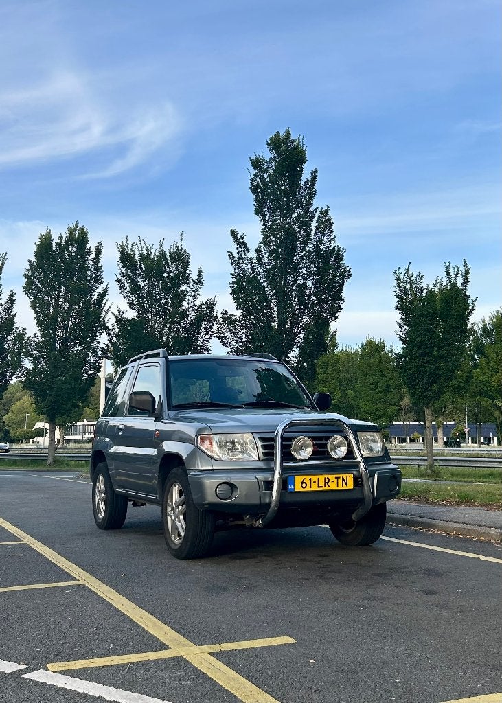 Mitsubishi Pajero Pinin 1.8 16V MPI 3DRS 2003 Grijs, Auto's, Mitsubishi, Stof, 4 cilinders, 1834 cc, 4 stoelen