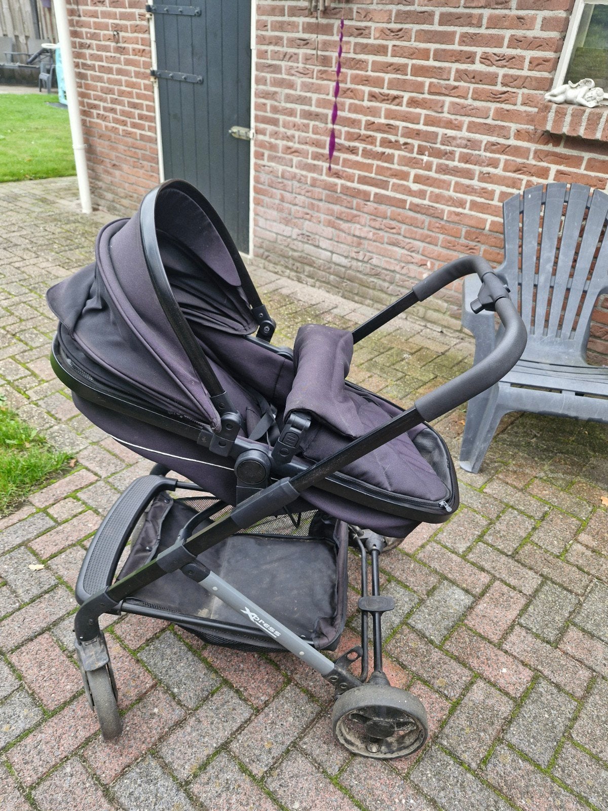 X-Adventure X-Treme kinderwagen - Zwart, Ophalen of Verzenden