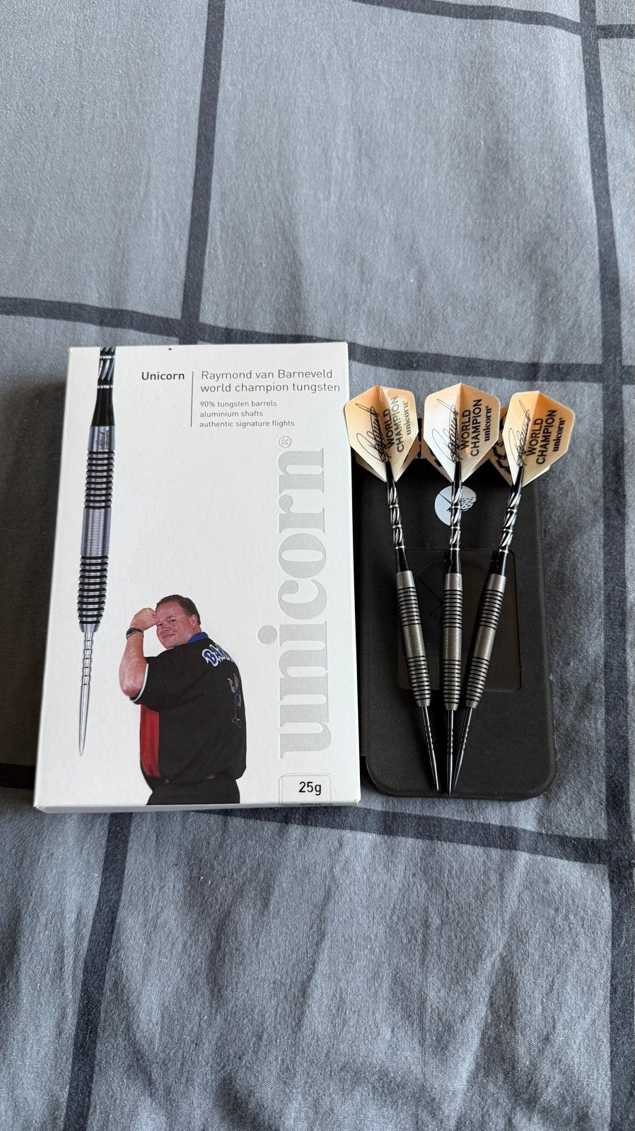 Unicorn Raymond van Barneveld Phase 1 Darts 25g, Ophalen of Verzenden, Zo goed als nieuw, Pijlen