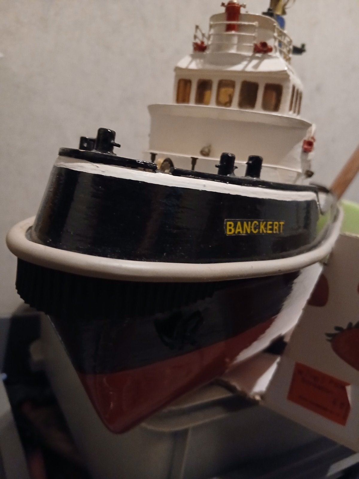 Kust haven sleep boot, Ophalen