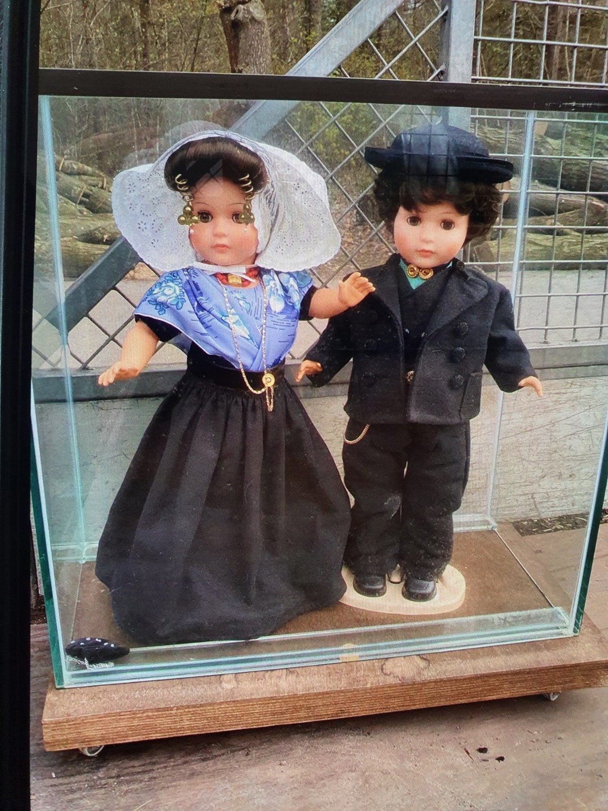 Oude vintage zeeuwse poppen, Ophalen of Verzenden, Gebruikt, Pop