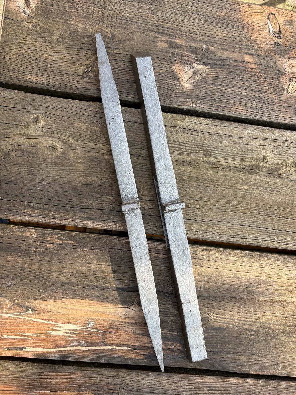 Staken 59 cm en 64,5 cm, Ophalen of Verzenden