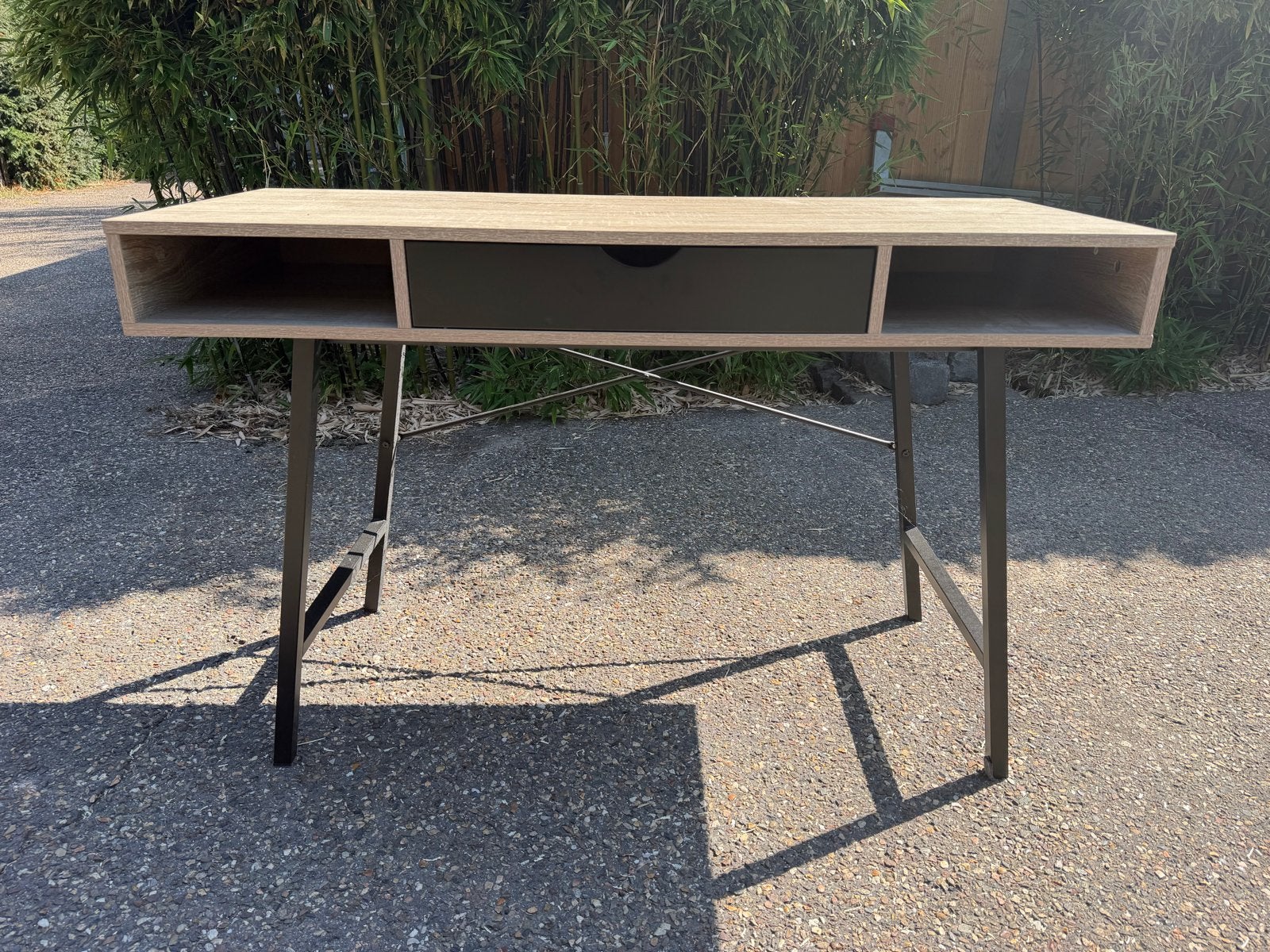 Bureau 120x48x76,5 cm - Zo goed als nieuw, Ophalen, Met lades, Zo goed als nieuw