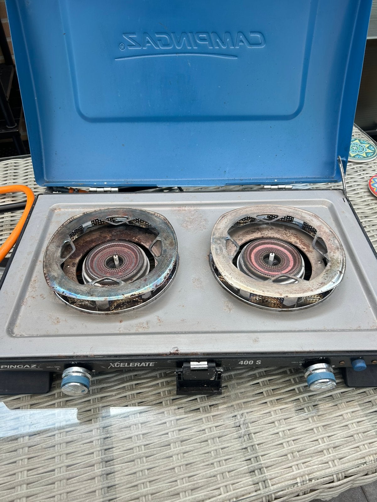 Campingaz xcelerate 400S, Ophalen, Gebruikt