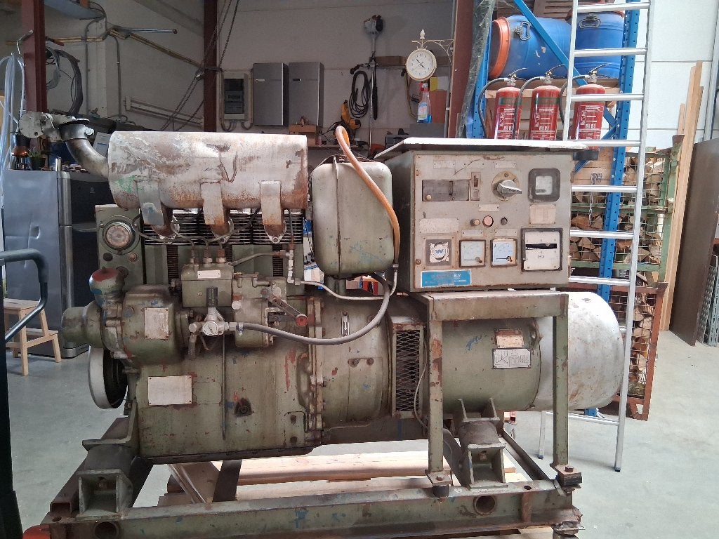 diesel aggreaat, Ophalen, Gebruikt