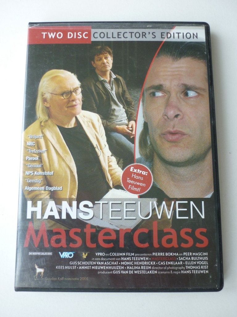 Masterclass – Hans Teeuwen, Alle leeftijden, Ophalen of Verzenden, Gebruikt, Nederlands