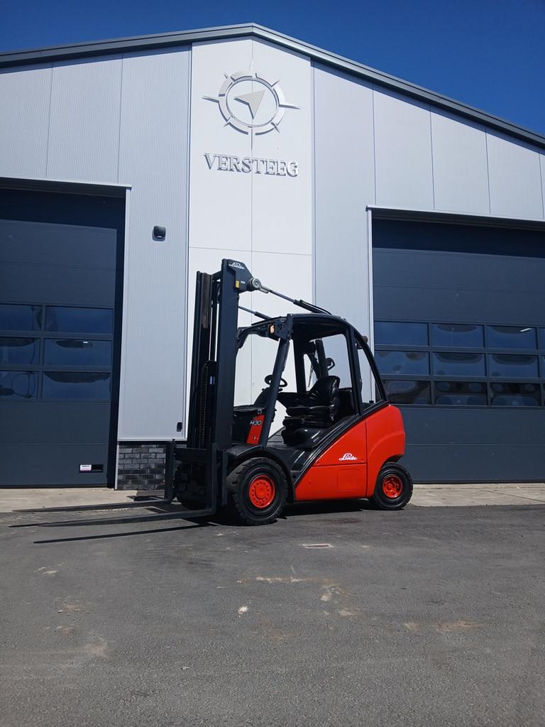 Linde H30D met freelift en sideshift., 3000 tot 4000 kg, Linde, Diesel, Heftruck