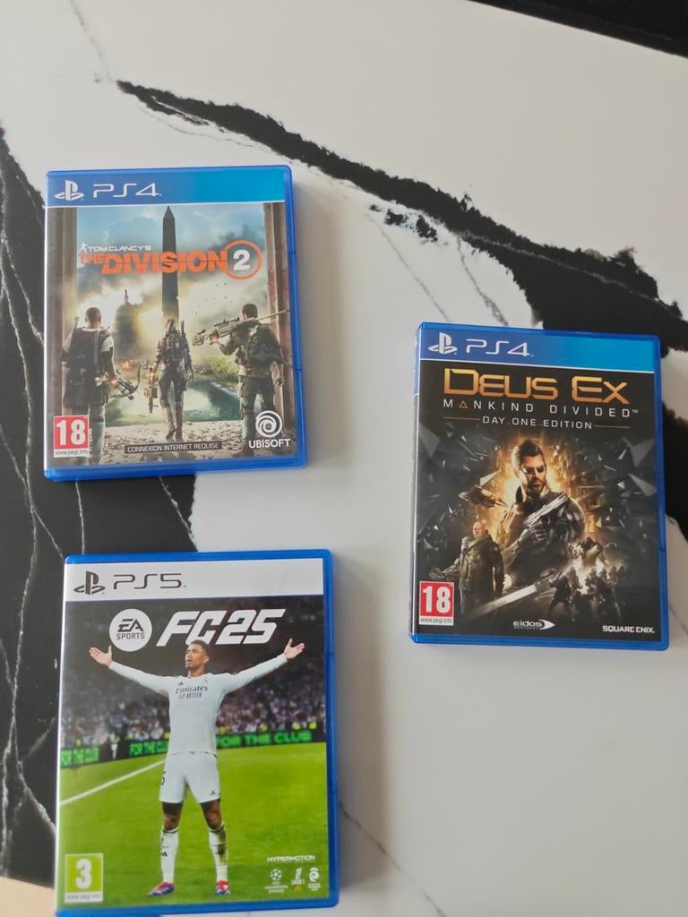 🔥Prijzen zie advertentie The Division 2, Fifa 25, Deus Ex🔥, Spelcomputers en Games, Games | Sony PlayStation 5, Gebruikt, Shooter