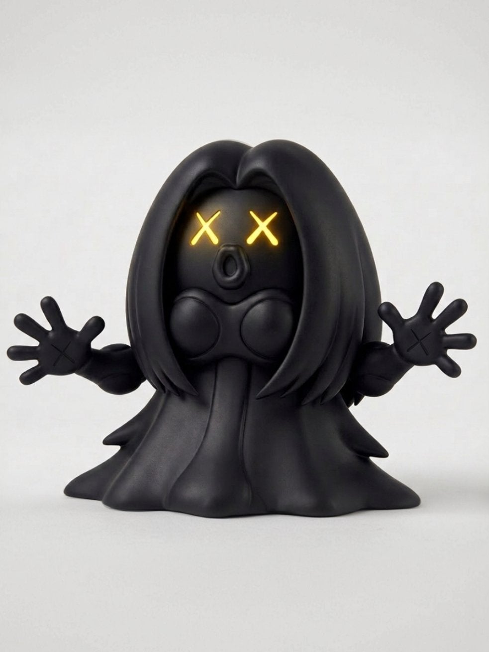 Kaws x Pokemon Gastly Figuur - Zwart, D, Nieuw, Ophalen of Verzenden, D
