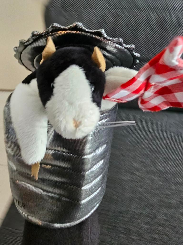 Folkmanis Rat in Blik Kiekebie Handpop - Uniek en Speels, Verzenden