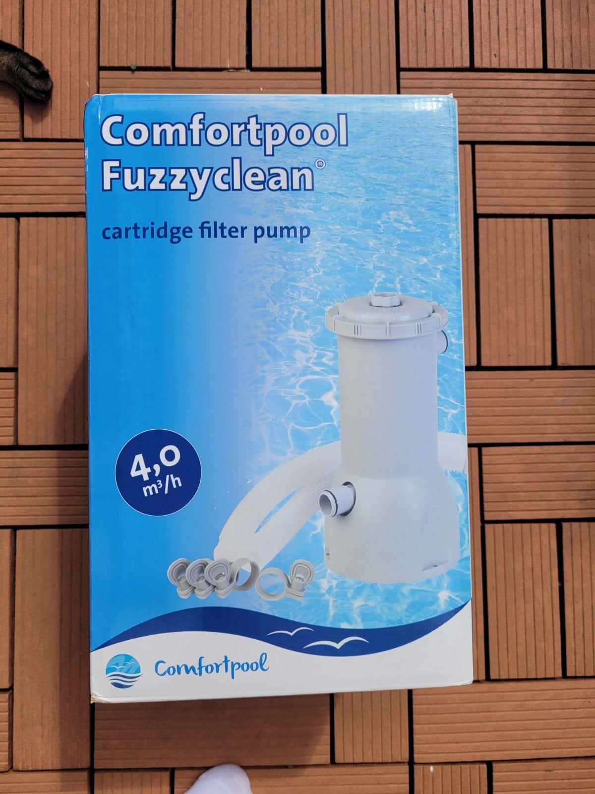 Comfortpool Fuzzyclean cartridge filterpomp 4,0 m³/h, Ophalen of Verzenden, Nieuw, Zwembadpomp