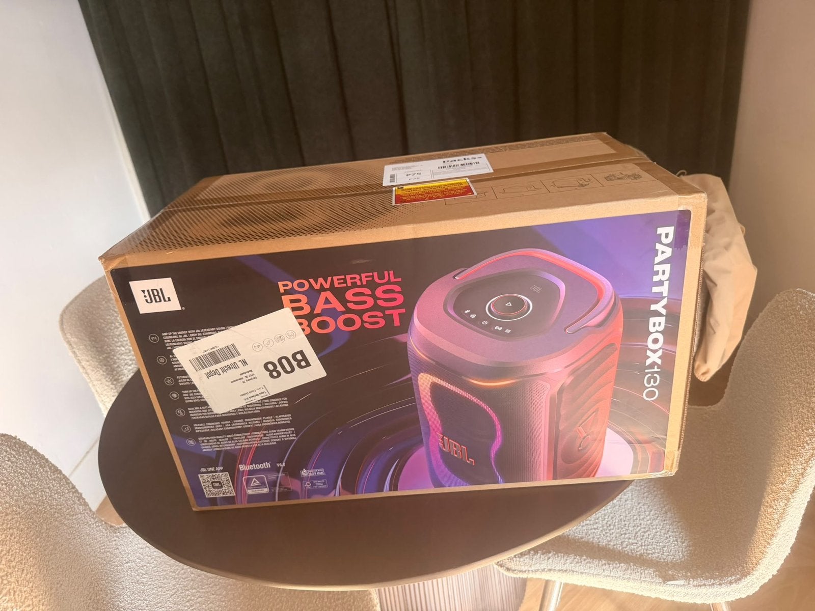 Nieuwe JBL PartyBox 130 - Krachtige Bass Boost