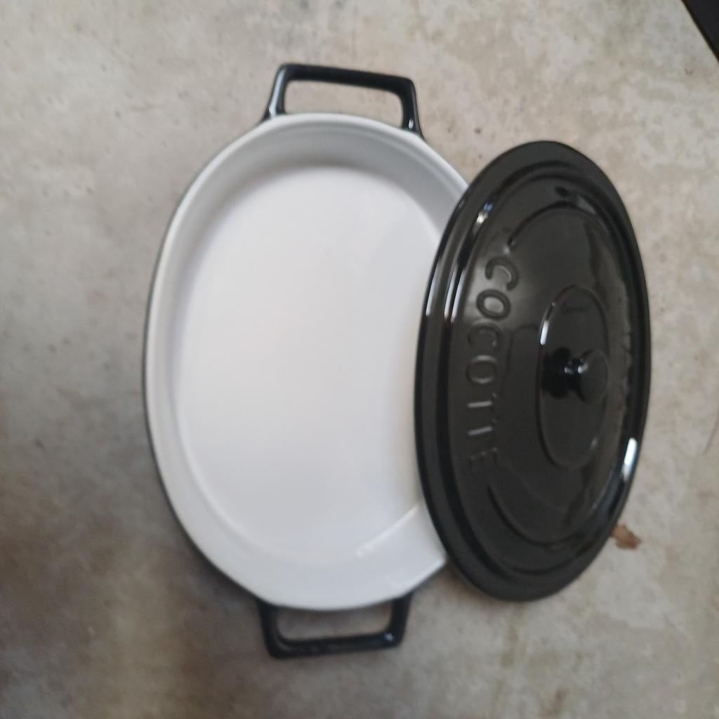 Gusta Maxi Cocotte Ovenschaal - Zwart, 1850ml, Ophalen, Nieuw