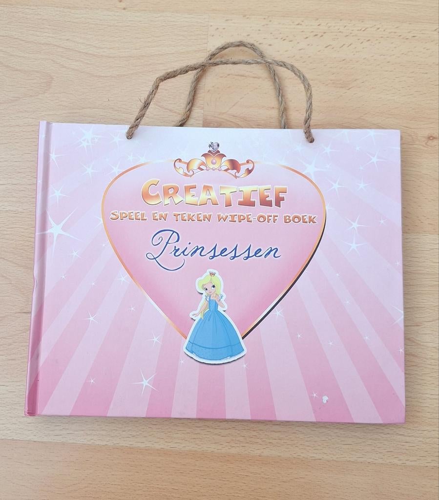 Creatieve prinsessen tas (whiteboard, spelletjes, etc.), Ophalen of Verzenden, Zo goed als nieuw, Puzzelen