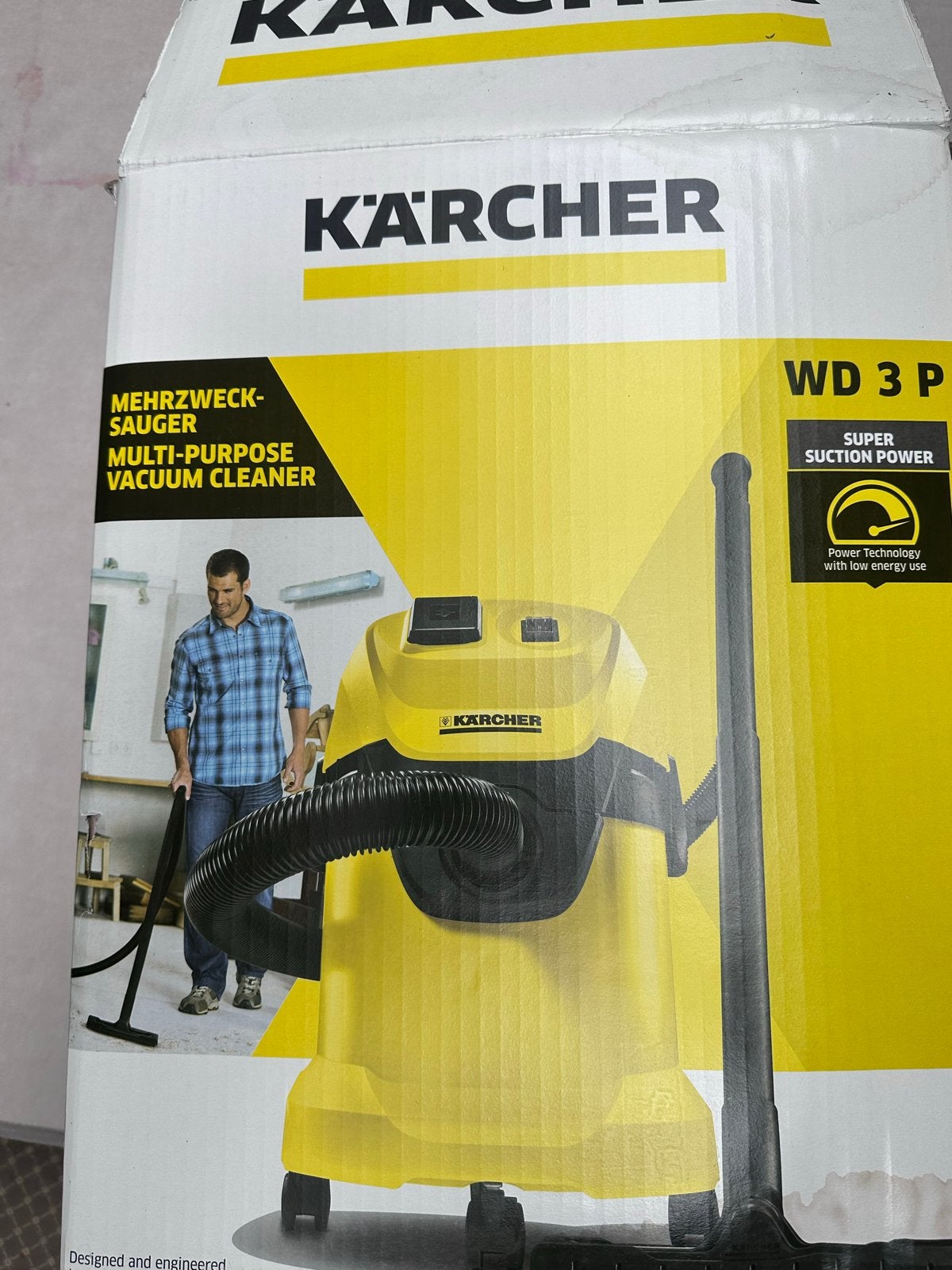 Kärcher WD 3 P Multi-purpose stofzuiger, Witgoed en Apparatuur, Stofzuigers, Stofzak, Inclusief accessoires, Kärcher, Ophalen of Verzenden