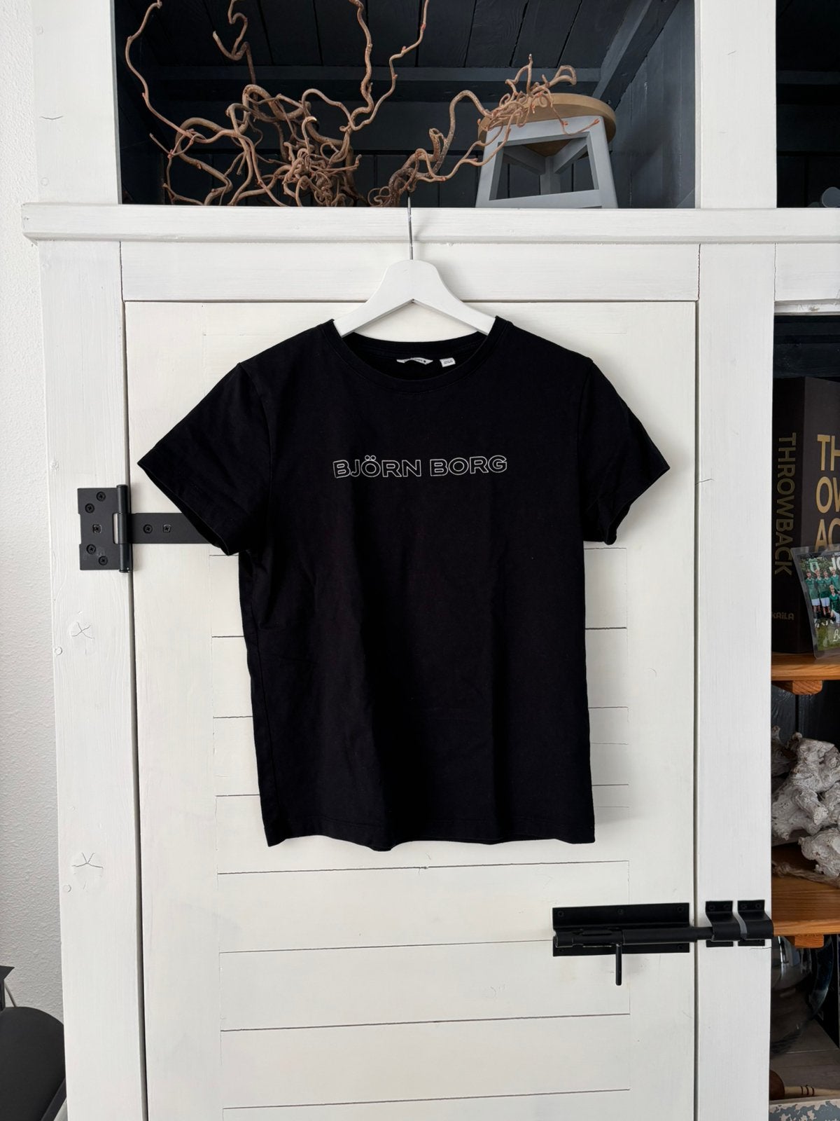 Björn Borg T-shirt Zwart 158/164, Ophalen of Verzenden, Zo goed als nieuw, Jongen, Shirt of Longsleeve