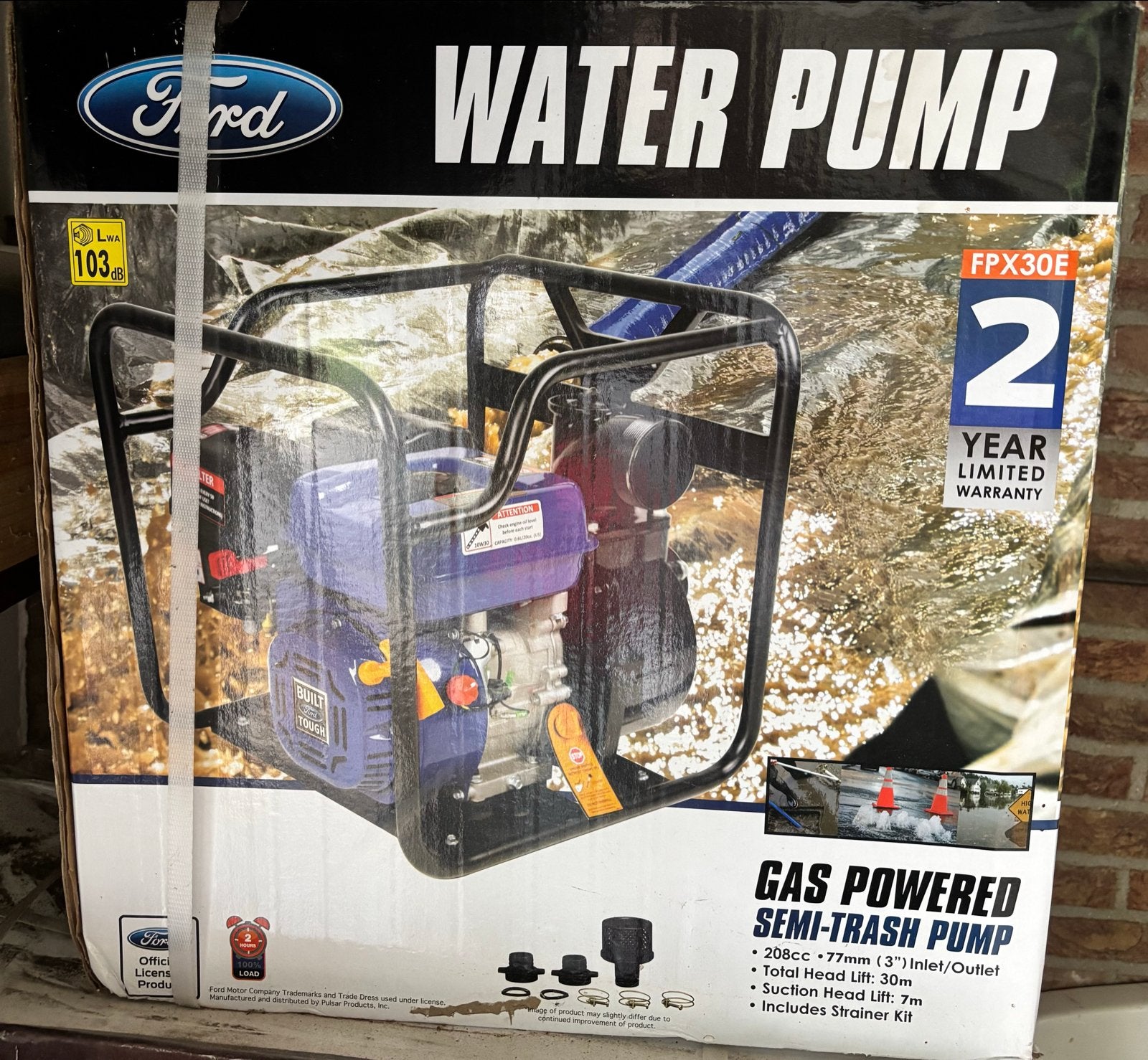 Ford Waterpomp - Benzine aangedreven semi-vuilwaterpomp, Ophalen of Verzenden, Nieuw, Elektrisch, Overige typen