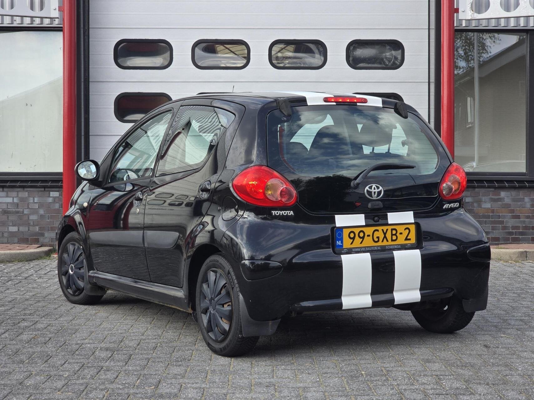 Toyota Aygo 1.0-12V + AUX/Nieuwe APK/Elektr. ramen/5-deurs, Voorwielaandrijving, Stof, Gebruikt, 4 stoelen