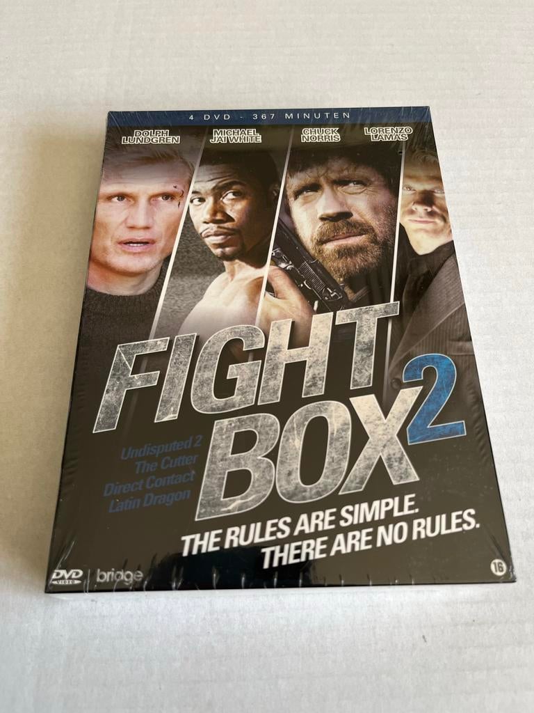 Fight Box 2 DVD - 4 films met Dolph Lundgren, Chuck Norris, Vanaf 16 jaar, Boxset, Actie, Ophalen of Verzenden