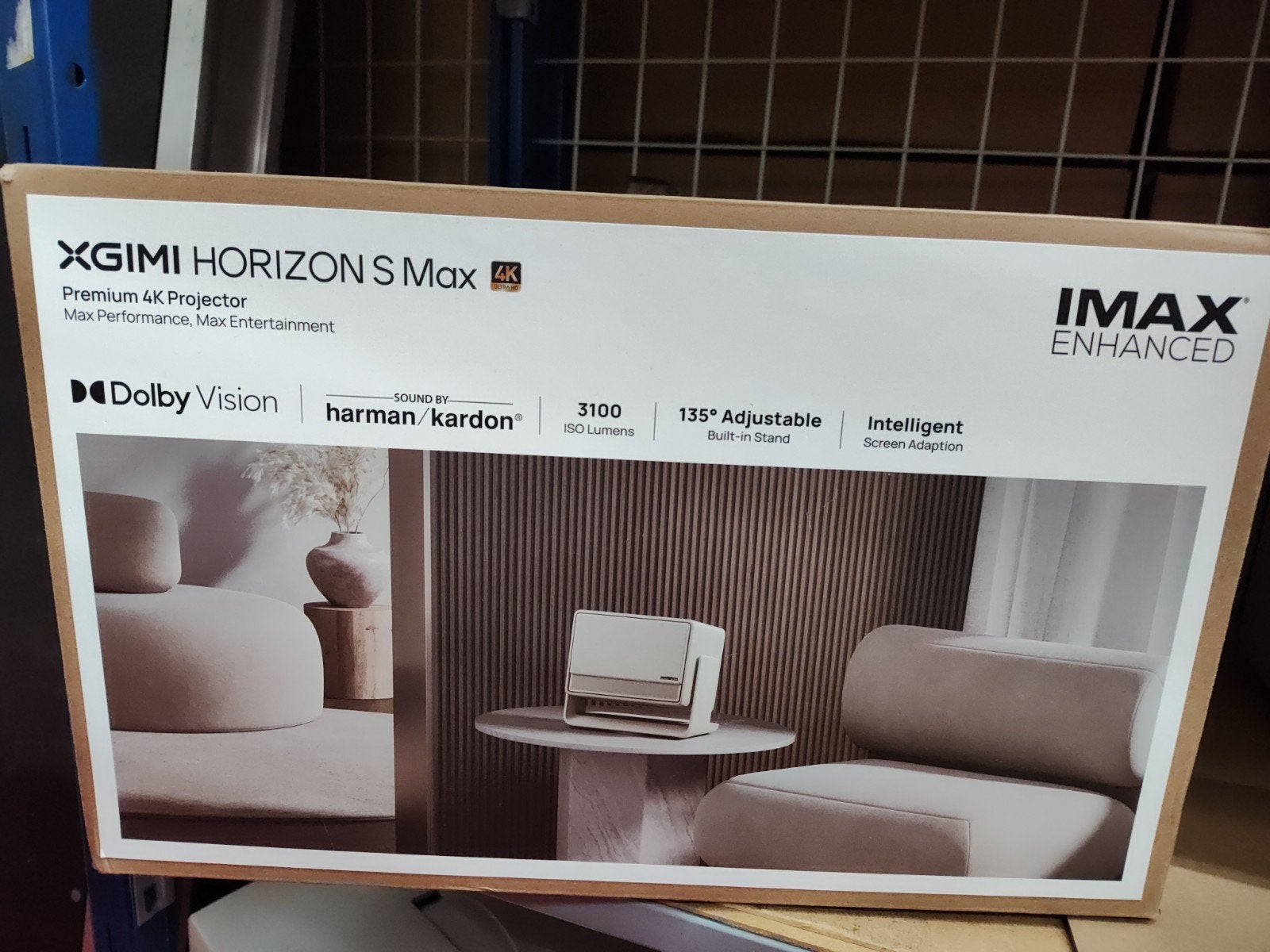 XGIMI Horizon S Max 4K Premium Projector, Audio, Tv en Foto, LED, Nieuw, Ophalen of Verzenden, Ultra HD (4K)