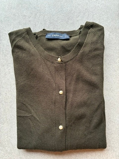 Dames vest bruin Zara maat M, Maat 38/40 (M), Bruin, Zara, Ophalen of Verzenden