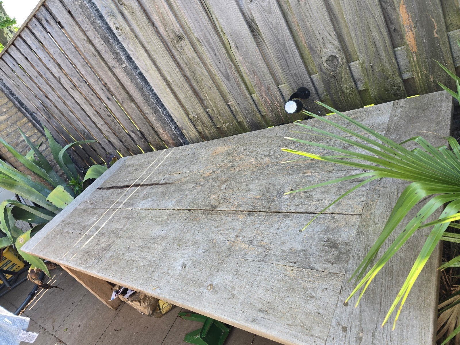 Grote Teakhouten Tafel - Ideaal voor Tuin of Huiskamer, Ophalen, Rechthoekig, 200 cm of meer, 50 tot 100 cm