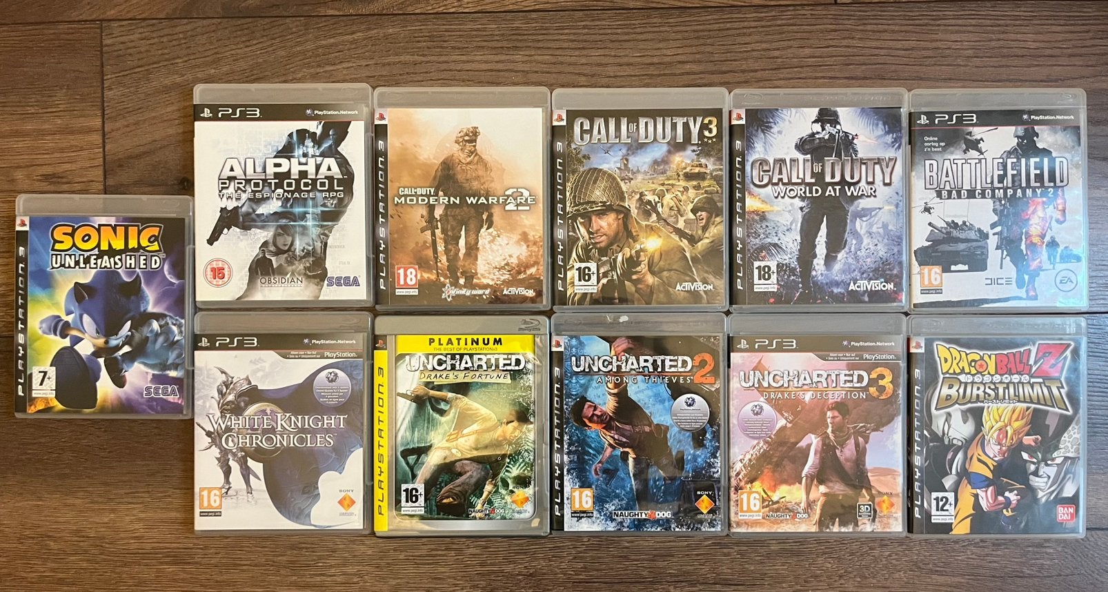 PS3 spellen Uncharted - Call of Duty, Vanaf 18 jaar, 1 speler, Zo goed als nieuw, Ophalen