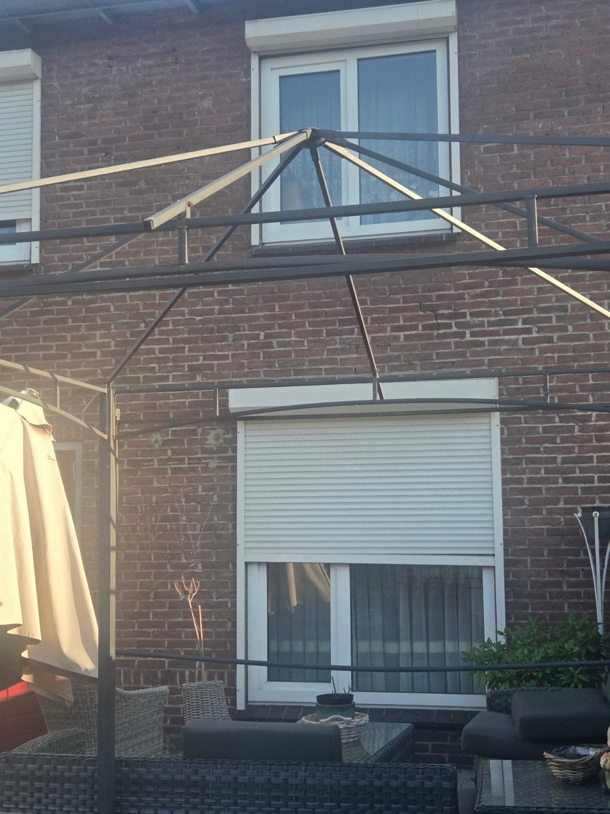 Stevig paviljoen frame voor uw tuin, Gebruikt, 4 tot 6 meter, Paviljoen, 5 tot 8 meter