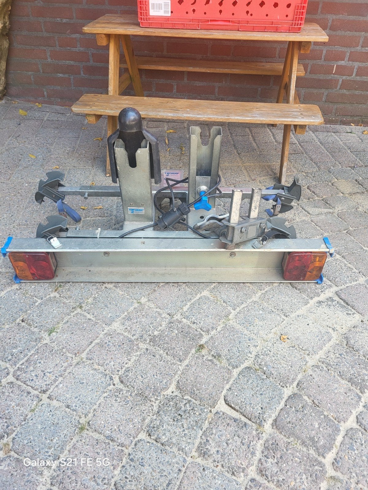 Twinny Load trekhaak fietsendrager voor 2 fietsen, Ophalen, 2 fietsen, Gebruikt, Trekhaakdrager