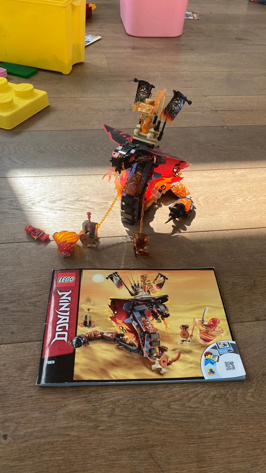 Lego ninjago vuurslang compleet 70674, Kinderen en Baby's, Speelgoed | Duplo en Lego, Compleet, Lego, Ophalen of Verzenden, Zo goed als nieuw