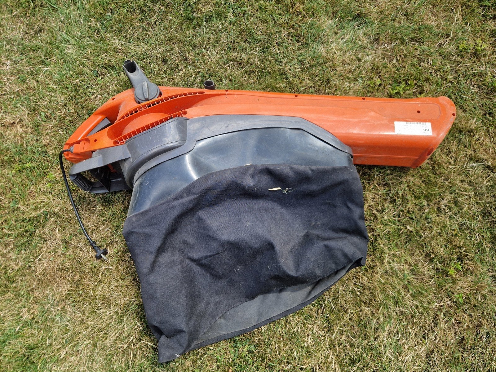 Flymow GardenVac 2500W Turbo Bladblazer/Bladzuiger, Ophalen, Flymow, Gebruikt, Met opvangzak