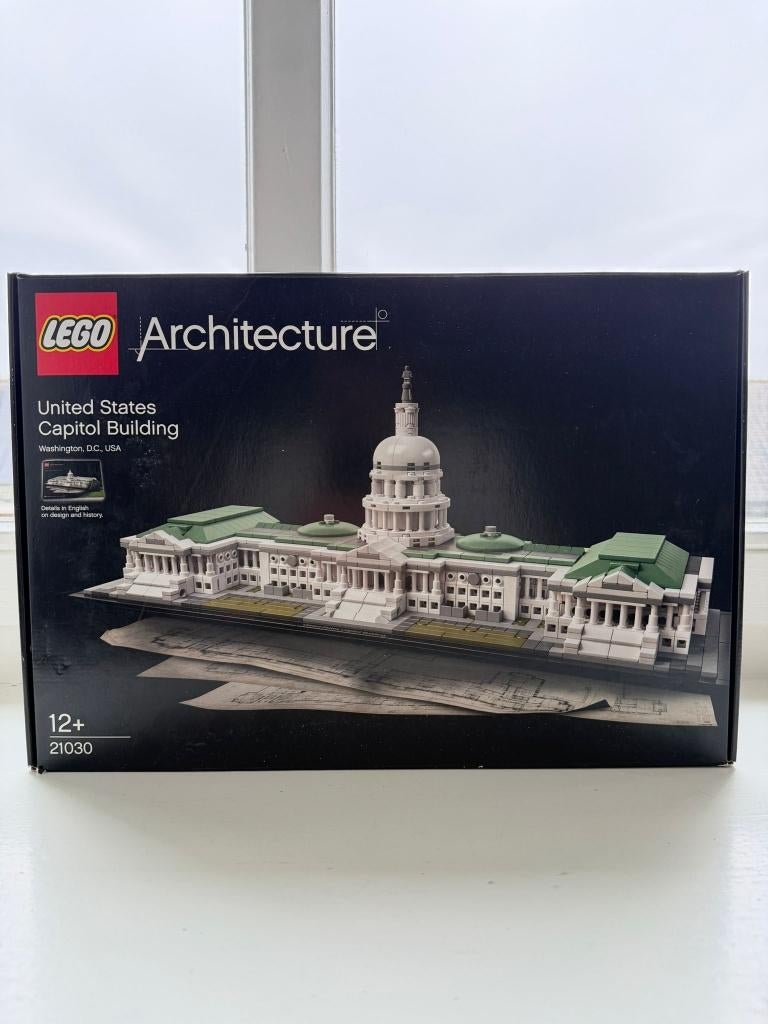 LEGO Architecture United States Capitol Building 21030, Overige thema's, ., Lego, Ophalen of Verzenden