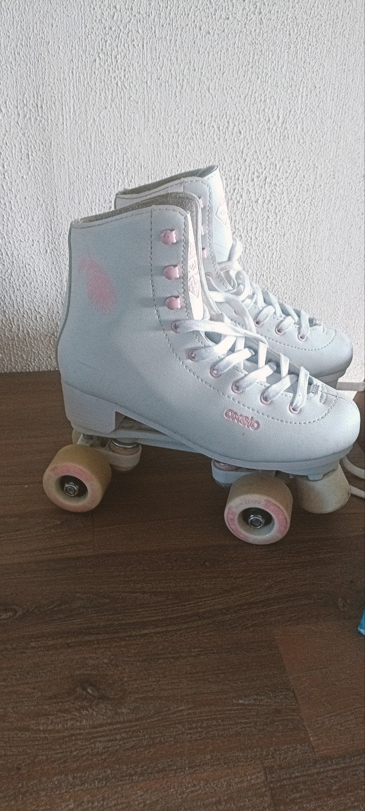 Witte Oxelo rolschaatsen - Maat 38, Ophalen of Verzenden, Gebruikt, Dames