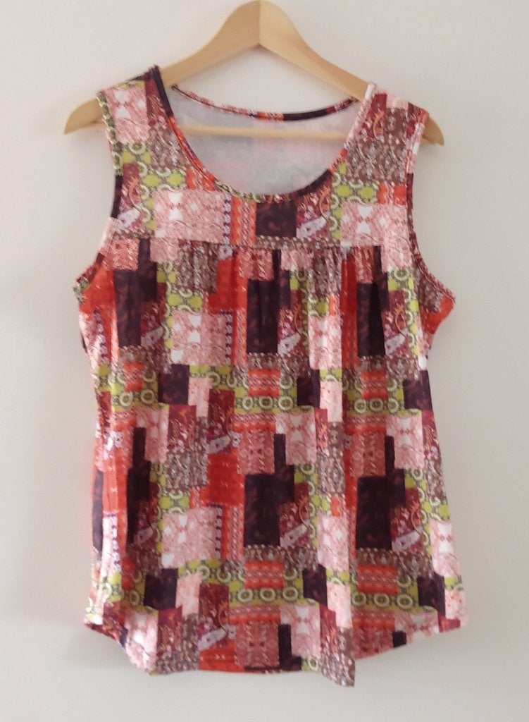 top maat XL, ronde hals tanktop, volgnr 44, Meerkleurig, Maat 46/48 (XL) of groter, Nieuw, Ophalen of Verzenden