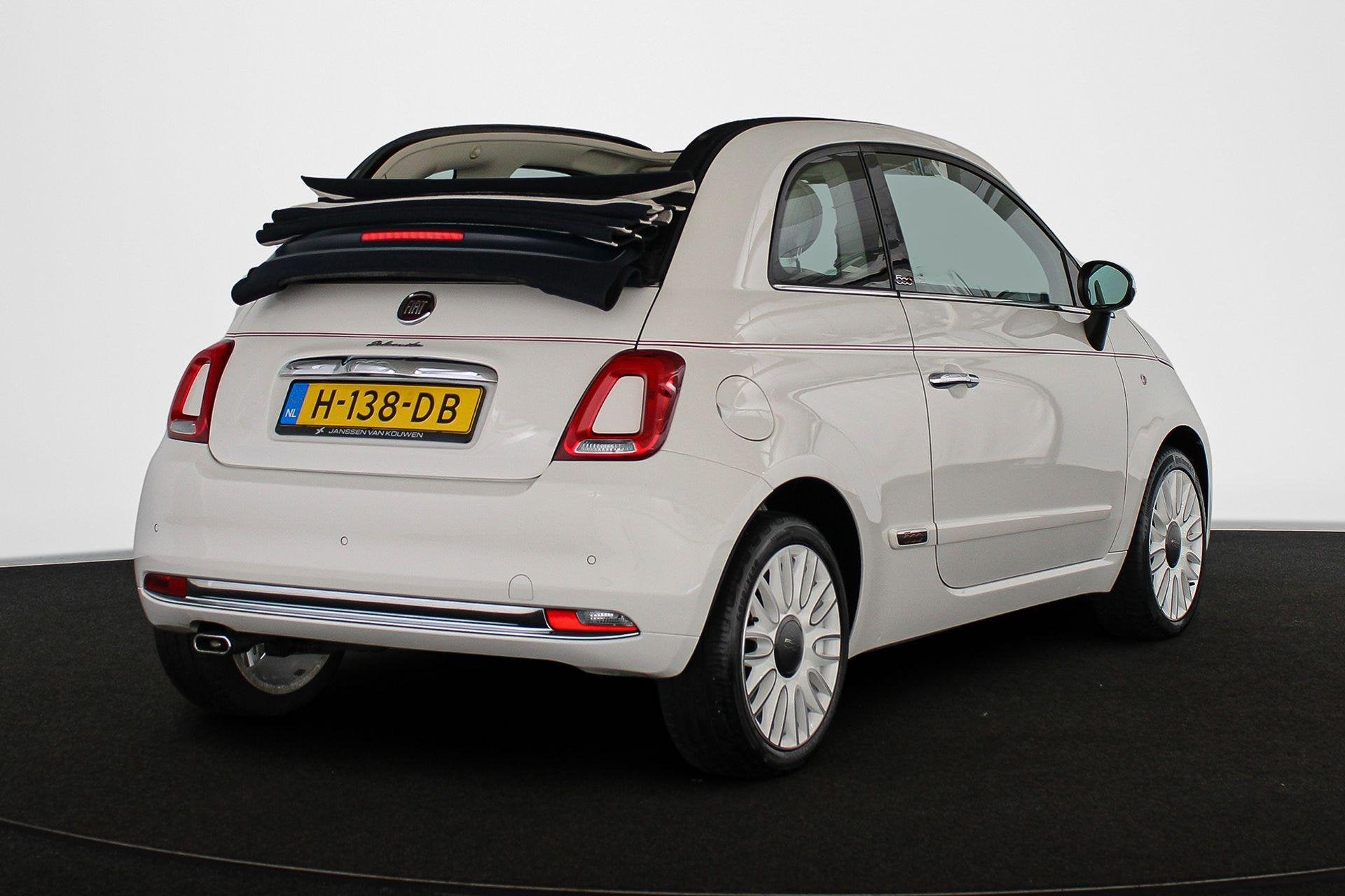 Fiat 500C 0.9 TwinAir Turbo Dolcevita NL Auto Navigatie Xeno, Voorwielaandrijving, Gebruikt, Euro 6, Cabriolet
