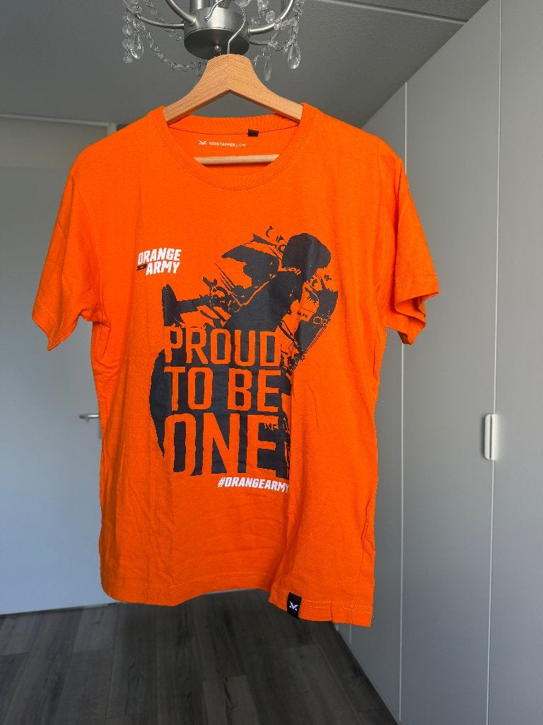 Max Verstappen T-Shirts, Ophalen of Verzenden, Zo goed als nieuw, Oranje