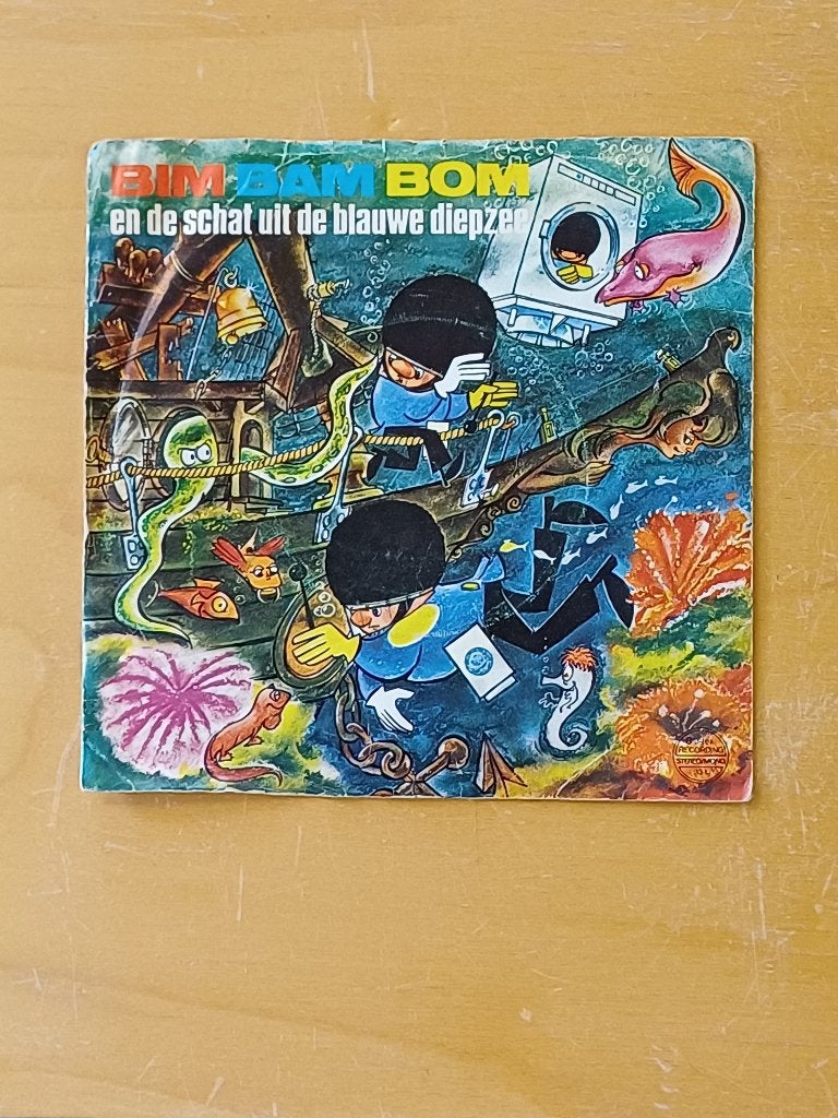 Bim Bam Bom en de schat uit de blauwe diepzee - Vinyl EP, Cd's en Dvd's, Gebruikt, Ophalen of Verzenden, EP, EP