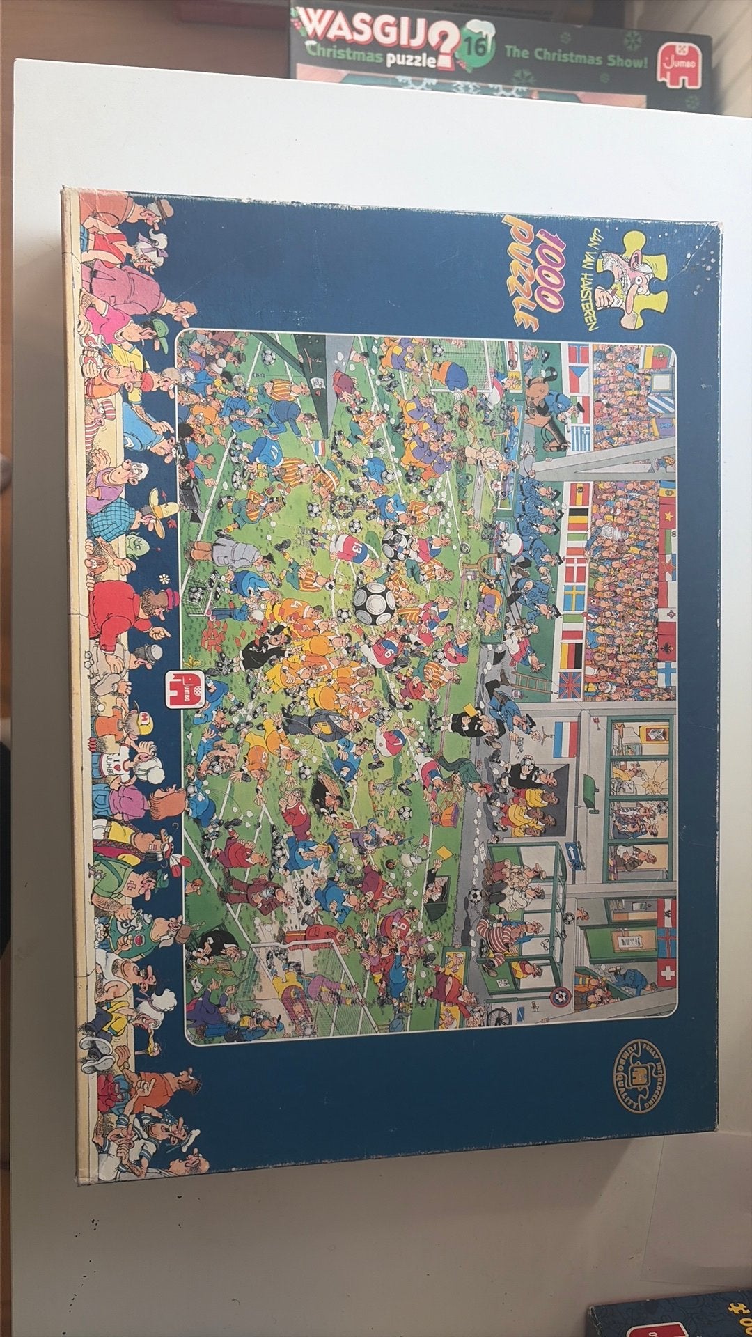 3x jan van haasteren puzzel 1000st waarvan 1x comic