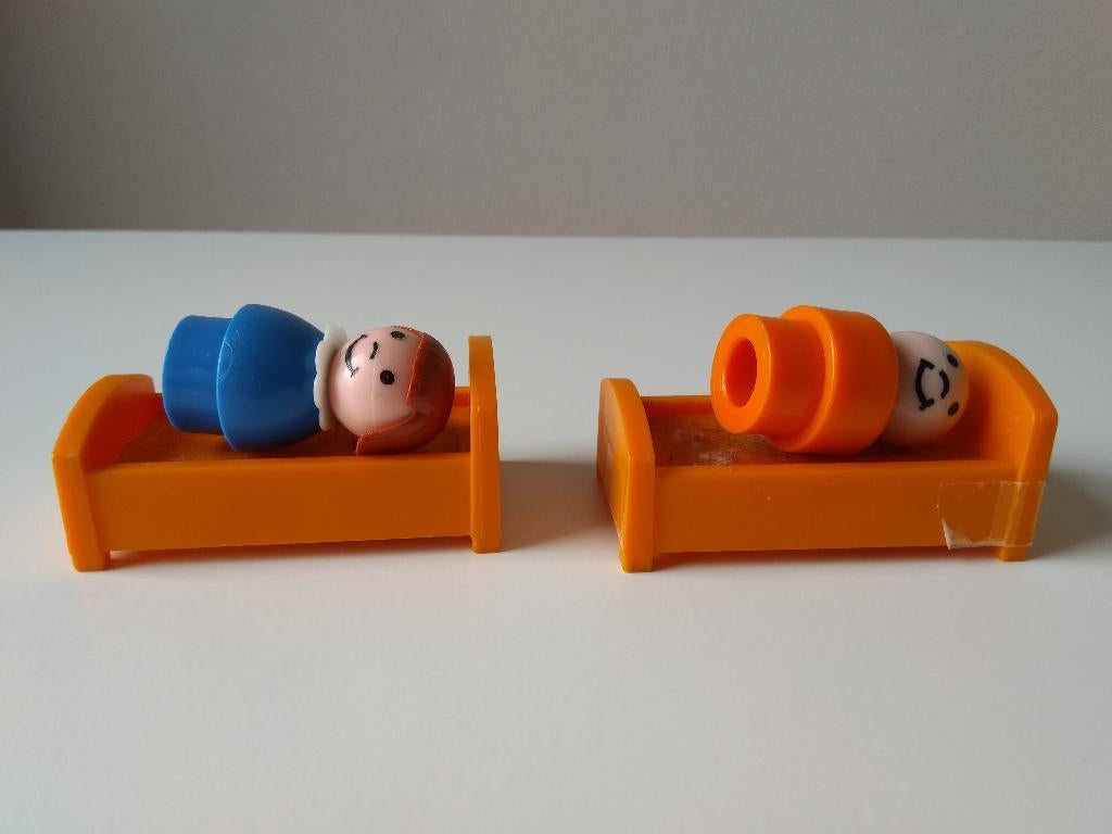 Fisher Price 2 bedden, 2 kinderen, Kinderen en Baby's, Speelgoed | Fisher-Price, Ophalen of Verzenden, Gebruikt, Overige typen